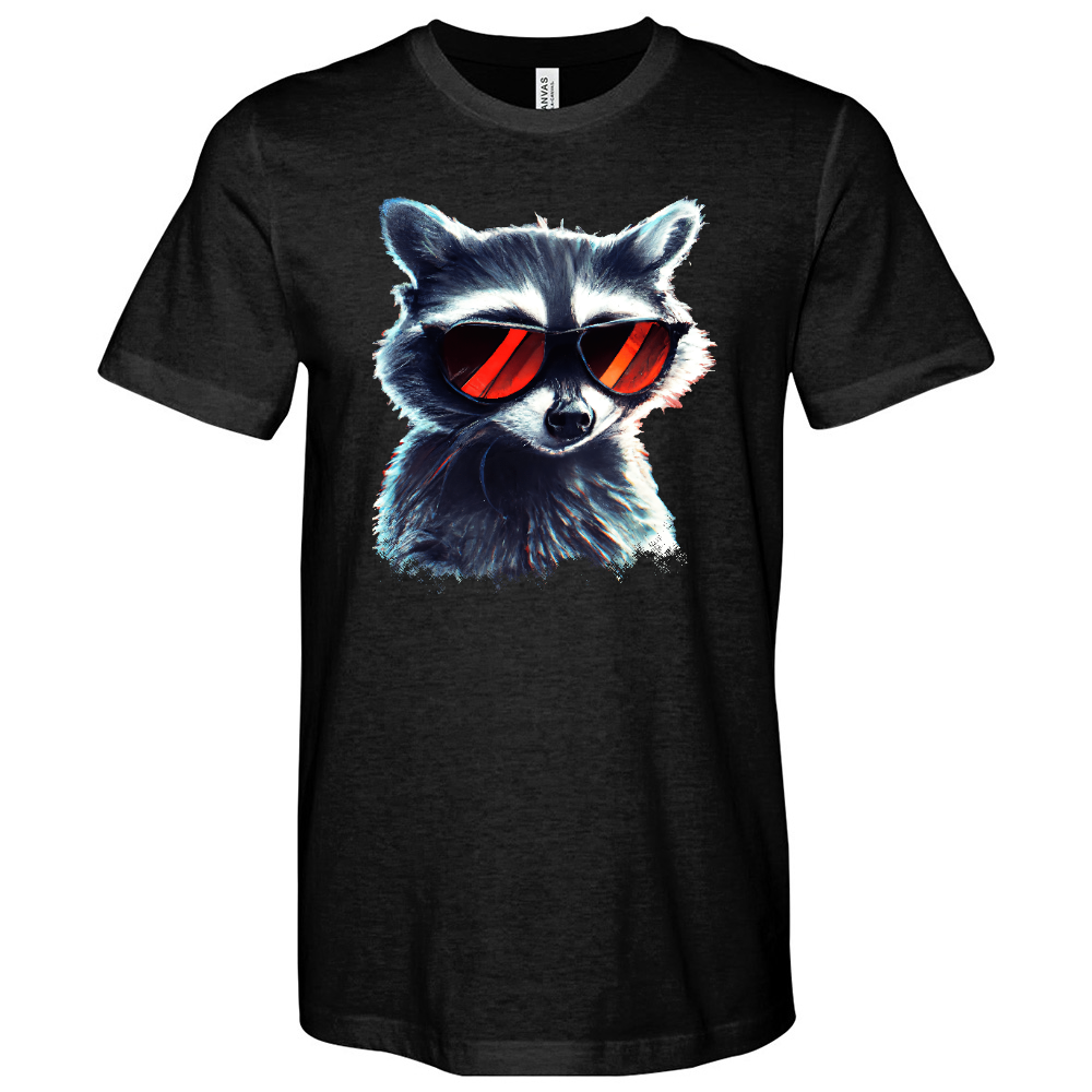 Raccoon Racing Heathered Tee