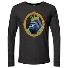 Load image into Gallery viewer, Monkey With Green Jacket In A Gold Frame Long Sleeve
