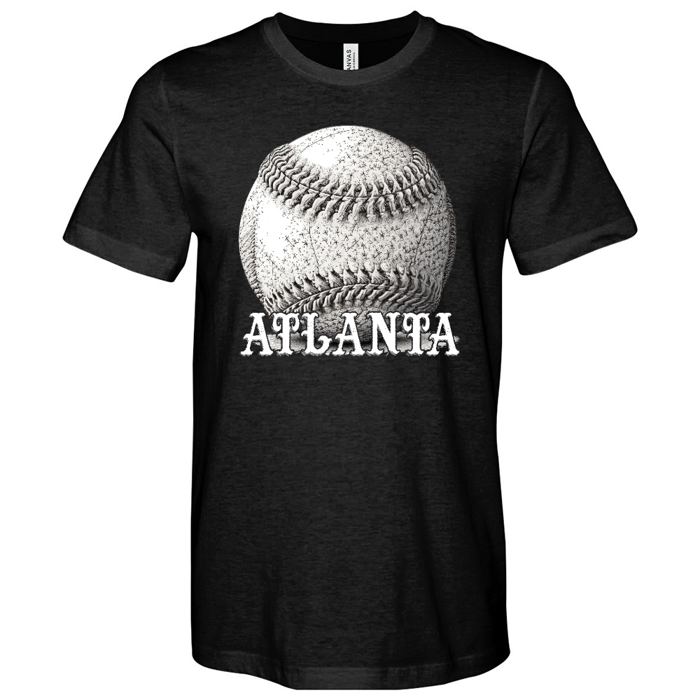 Atlanta Baseball Min Heathered Tee