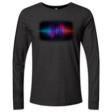 Load image into Gallery viewer, Frequency Waves Red Blue Long Sleeve
