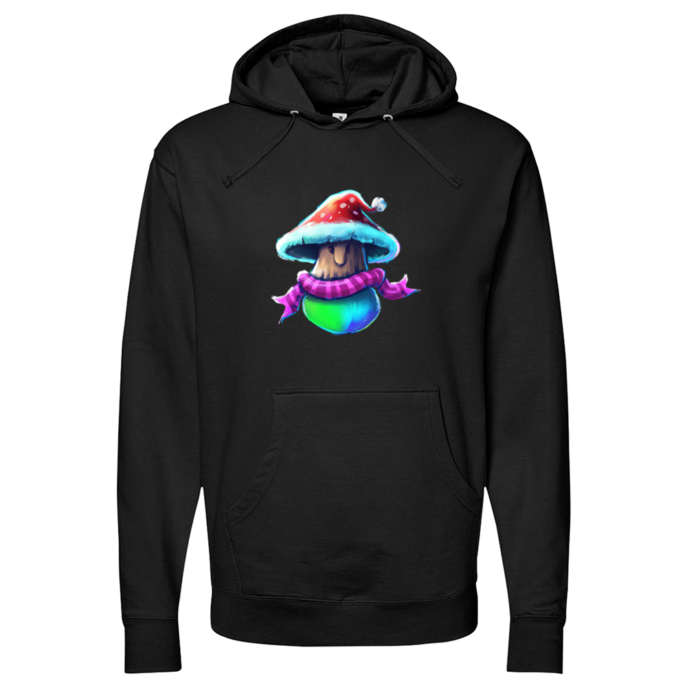 Shroom Santa Midweight Hooded Sweatshirt