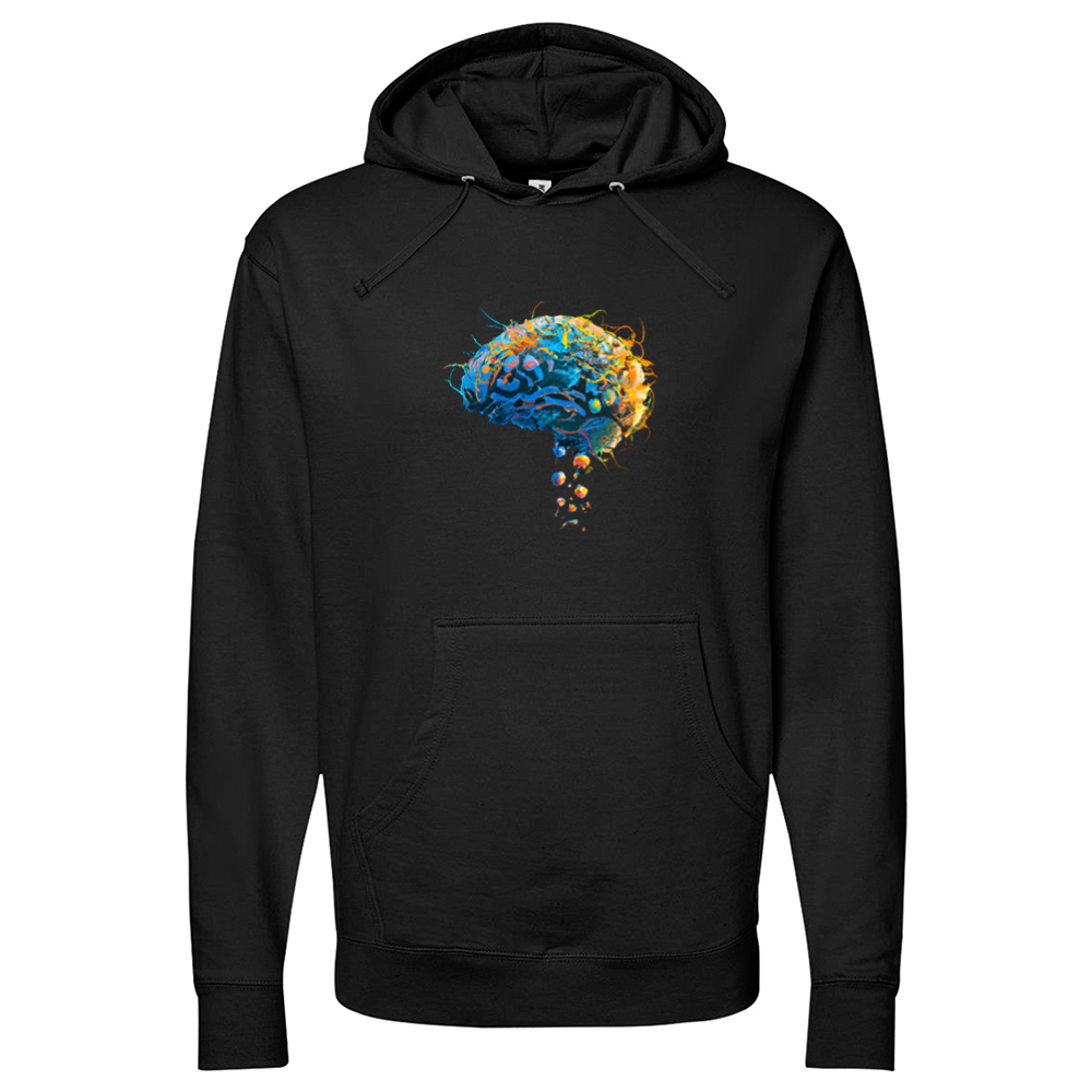 Atoms Brain Midweight Hooded Sweatshirt