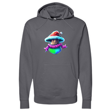 Load image into Gallery viewer, Shroom Santa Midweight Hooded Sweatshirt
