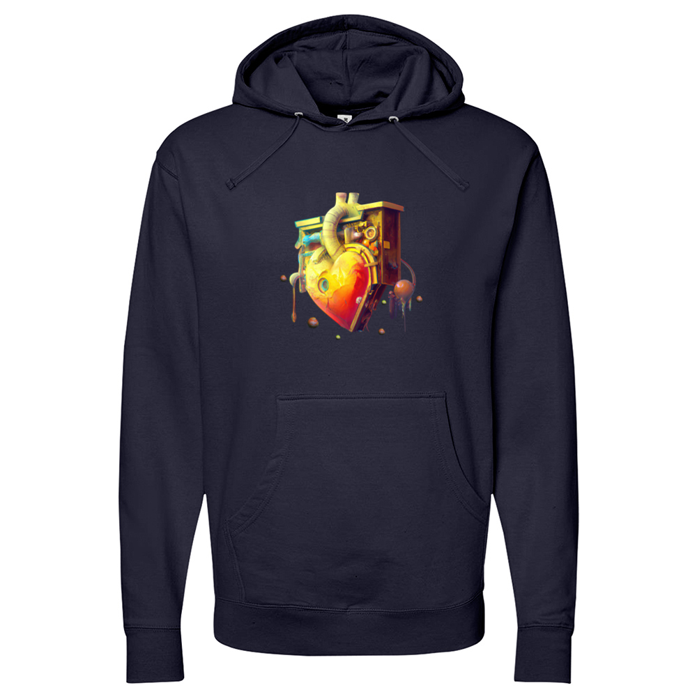 Flushing Heart Midweight Hooded Sweatshirt