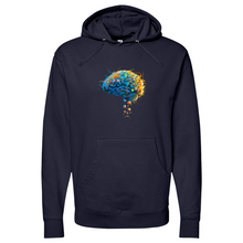 Load image into Gallery viewer, Atoms Brain Midweight Hooded Sweatshirt
