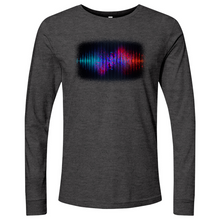 Load image into Gallery viewer, Frequency Waves Red Blue Long Sleeve
