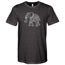 Load image into Gallery viewer, Elephant Line Art Heathered Tee

