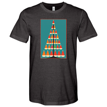 Load image into Gallery viewer, Santa Hat Tree Heathered Tee
