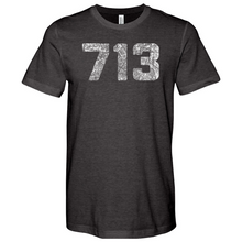 Load image into Gallery viewer, Houston 713 Heathered Tee
