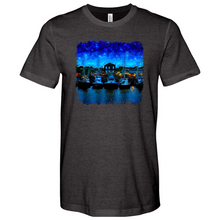 Load image into Gallery viewer, Shem Creek Starry Night Heathered Tee
