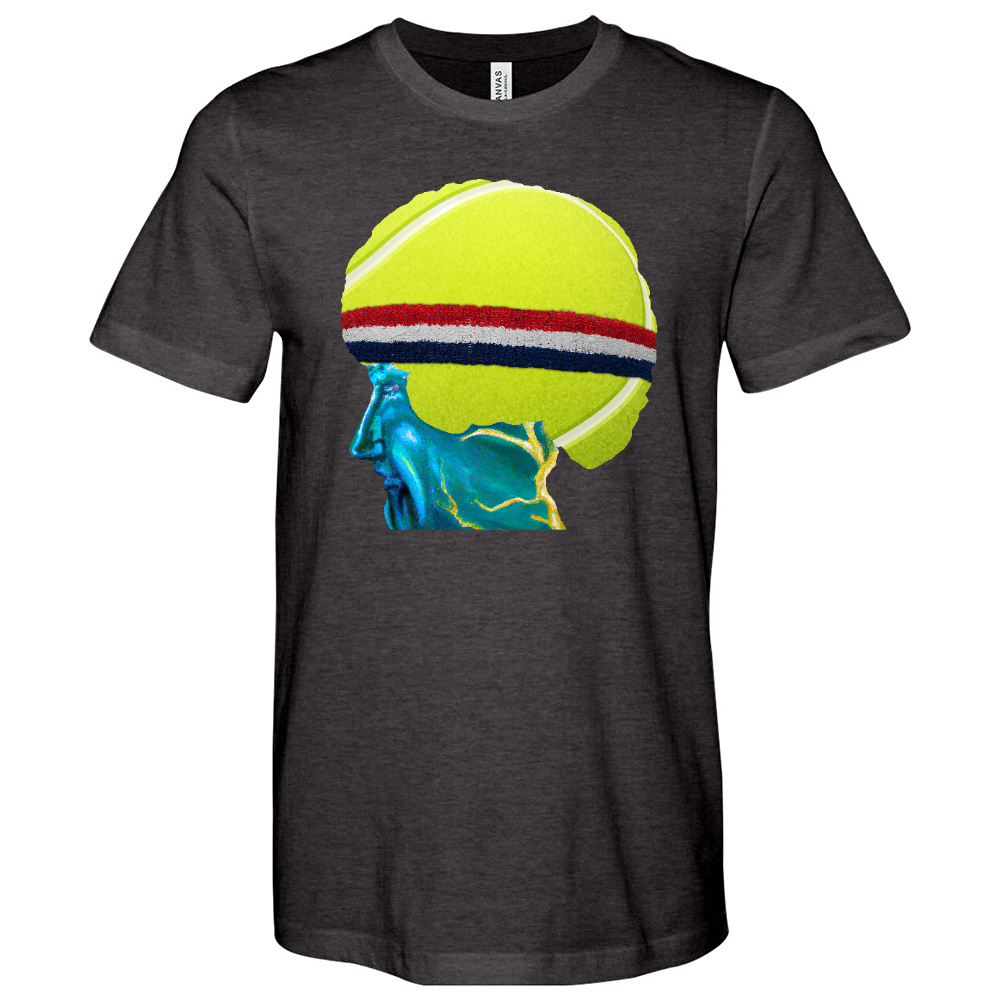 Tennis Head Heathered Tee