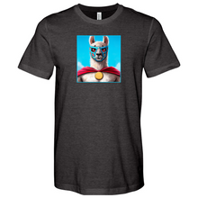 Load image into Gallery viewer, Llama Luchidor Blue Heathered Tee
