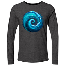 Load image into Gallery viewer, Swirl Wave Blue Long Sleeve
