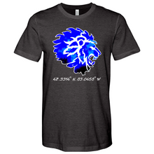 Load image into Gallery viewer, Japanese Blue Lion Heathered Tee
