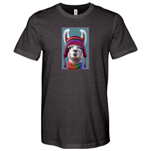 Load image into Gallery viewer, Llama Magenta Heathered Tee

