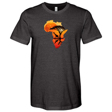 Load image into Gallery viewer, Africa Giraffe Heathered Tee
