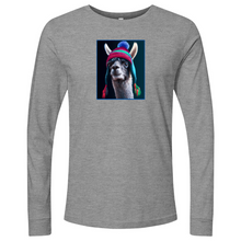 Load image into Gallery viewer, Llama Blue Min Long Sleeve
