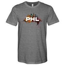 Load image into Gallery viewer, PHL Skyline Splatter Tee
