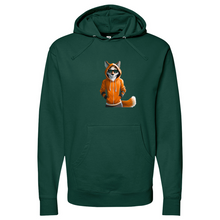 Load image into Gallery viewer, Orange Fox Midweight Hooded Sweatshirt
