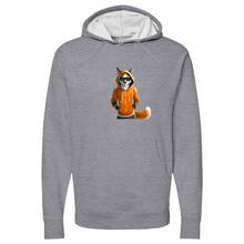 Load image into Gallery viewer, Orange Fox Midweight Hooded Sweatshirt
