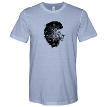 Load image into Gallery viewer, A Black and White Lion Heathered Tee
