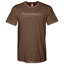 Load image into Gallery viewer, Pickleball the Less Expensive Heathered Tee
