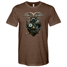 Load image into Gallery viewer, Bat Heart Min Heathered Tee

