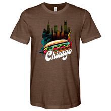 Load image into Gallery viewer, Chicago Hot Dog Heathered Tee
