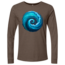 Load image into Gallery viewer, Swirl Wave Blue Long Sleeve
