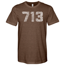 Load image into Gallery viewer, Houston 713 Heathered Tee
