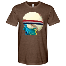 Load image into Gallery viewer, Baseball Head 01 Heathered Tee
