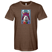 Load image into Gallery viewer, Llama Magenta Heathered Tee
