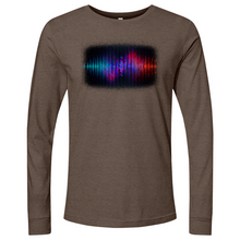 Load image into Gallery viewer, Frequency Waves Red Blue Long Sleeve
