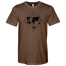 Load image into Gallery viewer, World Map Heathered Tee
