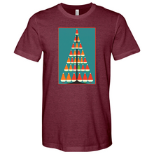 Load image into Gallery viewer, Santa Hat Tree Heathered Tee
