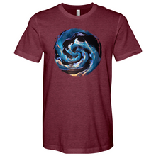 Load image into Gallery viewer, Sunset Waves Heathered Tee
