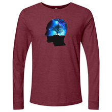 Load image into Gallery viewer, Man Head With Galaxy Tree Long Sleeve
