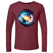 Load image into Gallery viewer, Colliding Atoms 02 Long Sleeve
