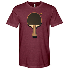 Load image into Gallery viewer, Vintage Ping Pong Black Brown Heathered Tee
