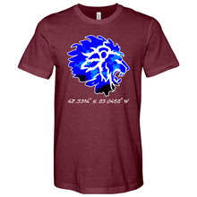 Load image into Gallery viewer, Japanese Blue Lion Heathered Tee
