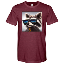 Load image into Gallery viewer, Preppy Raccoon Heathered Tee
