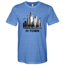 Load image into Gallery viewer, Houston Skyline City Heathered Tee

