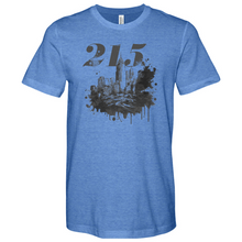 Load image into Gallery viewer, Philly 215 Heathered Tee
