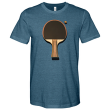 Load image into Gallery viewer, Vintage Ping Pong Black Brown Heathered Tee
