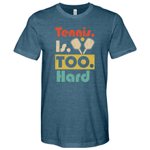 Load image into Gallery viewer, Tennis Heathered Tee
