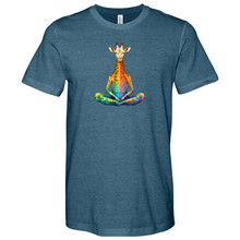 Load image into Gallery viewer, Zen Giraffe Heathered Tee
