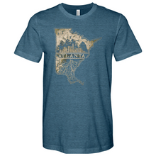 Load image into Gallery viewer, Atlanta Map Heathered Tee
