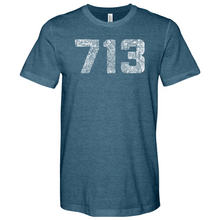 Load image into Gallery viewer, Houston 713 Heathered Tee
