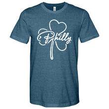 Load image into Gallery viewer, Philly Clover Heathered Tee
