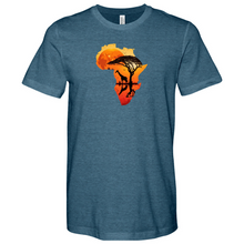 Load image into Gallery viewer, Africa Giraffe Heathered Tee
